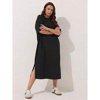 Yours Curve Throw On Dress - Black