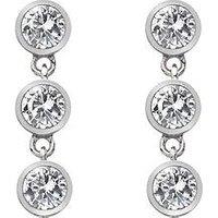 Hot Diamonds Tender Earrings - Triple Drop - Silver