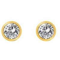 Hot Diamonds Hdxgem Tender Stud Earrings - Gold