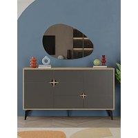 Decortie Spark Sideboard - Oak/Anthracite