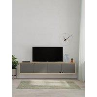 Decortie Spark Tv Stand - Oak/Anthracite