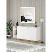 Decortie Stockton Sideboard- White/Oak