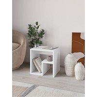 Decortie Bon Side Table - White
