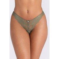 Boux Avenue Mollie 24 Brazilian Briefs - Khaki