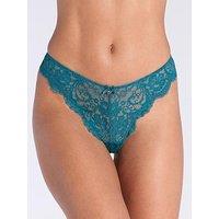 Boux Avenue Emma Thong - Teal