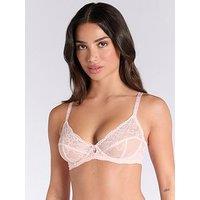 Boux Avenue Gracie Lace Balconette Bra - Light Pink