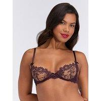 Boux Avenue Robyn Plunge Bra - Blackberry