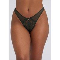 Boux Avenue Wren Lace Thong - Green