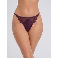 Boux Avenue Clover Thong - Purple