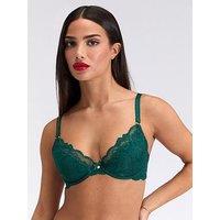 Boux Avenue Harper Balconette Bra - Emerald