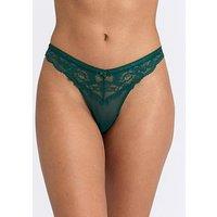 Boux Avenue Harper Thong - Emerald