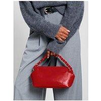 Katie Loxton Arden Braided Top Handle Bag - Red