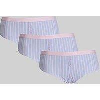 Boux Avenue Rib 3 Pack Shorts - Multi