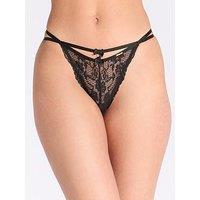 Boux Avenue Vanessa Lace Thong - Black