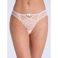 Boux Avenue Avery Floral Embroidered Brief - Light Pink