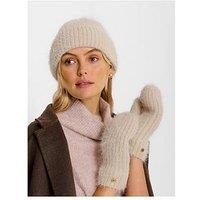 Katie Loxton Gift Boxed Hat And Mitten Set - Taupe