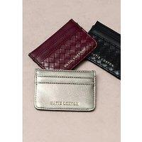 Katie Loxton Nova Textured Patent Cardholder - Pewter