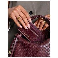 Katie Loxton Nova Woven Texture Cardholder - Cherry