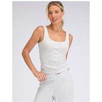 Boux Avenue Pointelle Button Pyjama Set - Grey