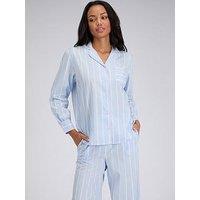 Boux Avenue Stripe Cotton Pyjama Set - Grey