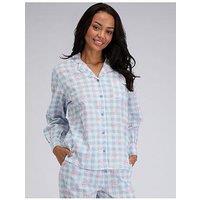 Boux Avenue Bow Cotton Pyjama Set - Blue