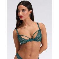 Boux Avenue Brooke Plunge Bra - Teal Green