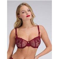 Boux Avenue Amelie Balconette Bra - Red