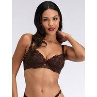 Boux Avenue Callie Balconette Bra - Brown