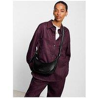 Katie Loxton Amina Patent Crackle Sling Bag - Black