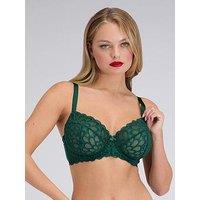 Boux Avenue Eden Balconette Bra - Emerald Green