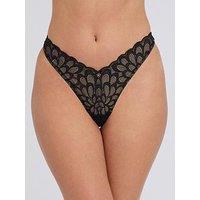 Boux Avenue Eden Thong - Black