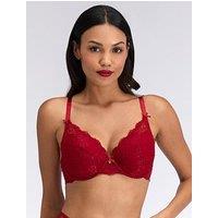 Boux Avenue Amber Plunge Bra - Red