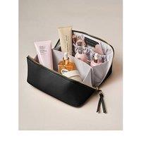 Katie Loxton Medium Fold Out Wash Bag - Black