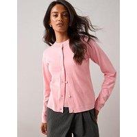 The Very Collection Classic Comfort Crew Neck Cardigan Co-Ord - Pink