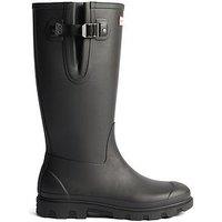 Hunter Field Downpour Adjustable Wellington Boot - Black