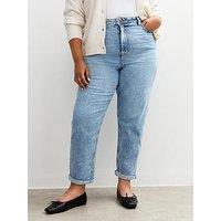 New Look Curves Blue Mom Jeans
