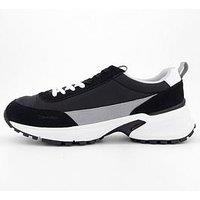 Calvin Klein Trailblazer Hike Nylon Suede Trainers - Black