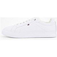 Tommy Hilfiger Icon Court Light Laceless Trainers - White