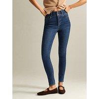 New Look Highwaist Yazmin Skinny Jeans - Blue