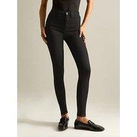 New Look Stay High Waist Hallie Super Skinny Jeans - Black