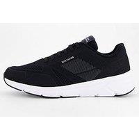 Tommy Hilfiger Modern Comfort Run Tech Knit Trainers - Black