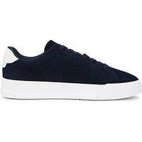 Tommy Hilfiger Suede Court Trainers - Navy