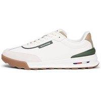 Tommy Hilfiger Retro Runner Leather Trainers - White
