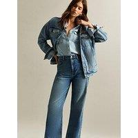 New Look Adalae High Waist Wide Leg Jeans - Blue