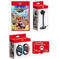 Nintendo Switch 2 Mario Kart World + Camera + Wheel + Sandisk