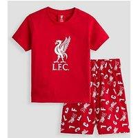 Liverpool Fc Jnr Shortie Pyjamas - Red