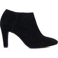 Dune London Wide Fit Omarah Suede Shoe Boot - Black