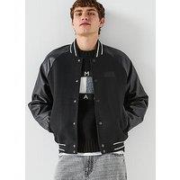 Tommy Jeans Flag Varsity Jacket - Black