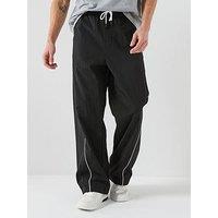 Tommy Jeans Theo Parachute Track Trousers - Black