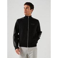 Calvin Klein Tech Full Zip Knitted Jumper - Black